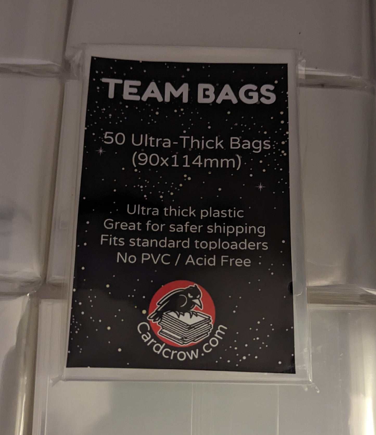 50x Ultra Thick Clear Resealable Team Bags