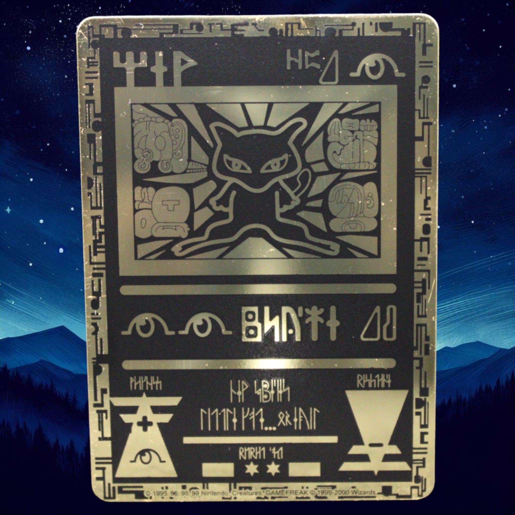 Ancient Mew Gold Metal Card - Proxy Card Card Crow Ancient Mew Gold Metal Card - Proxy Card Card Crow