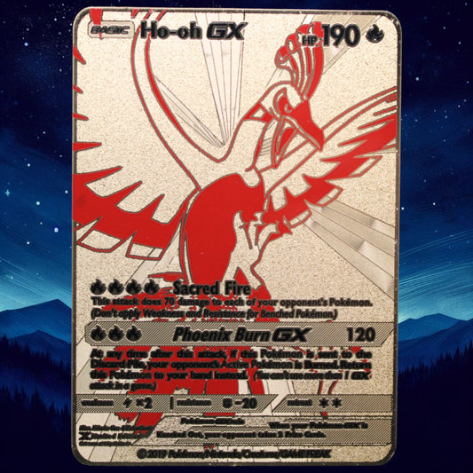 Ho-oh Gold Metal Card - Proxy Card