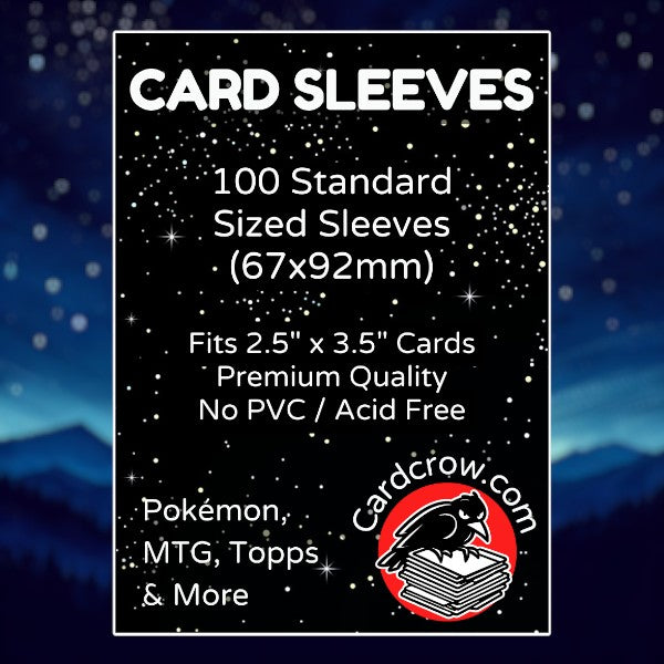 100x Standard Clear Penny Sleeves