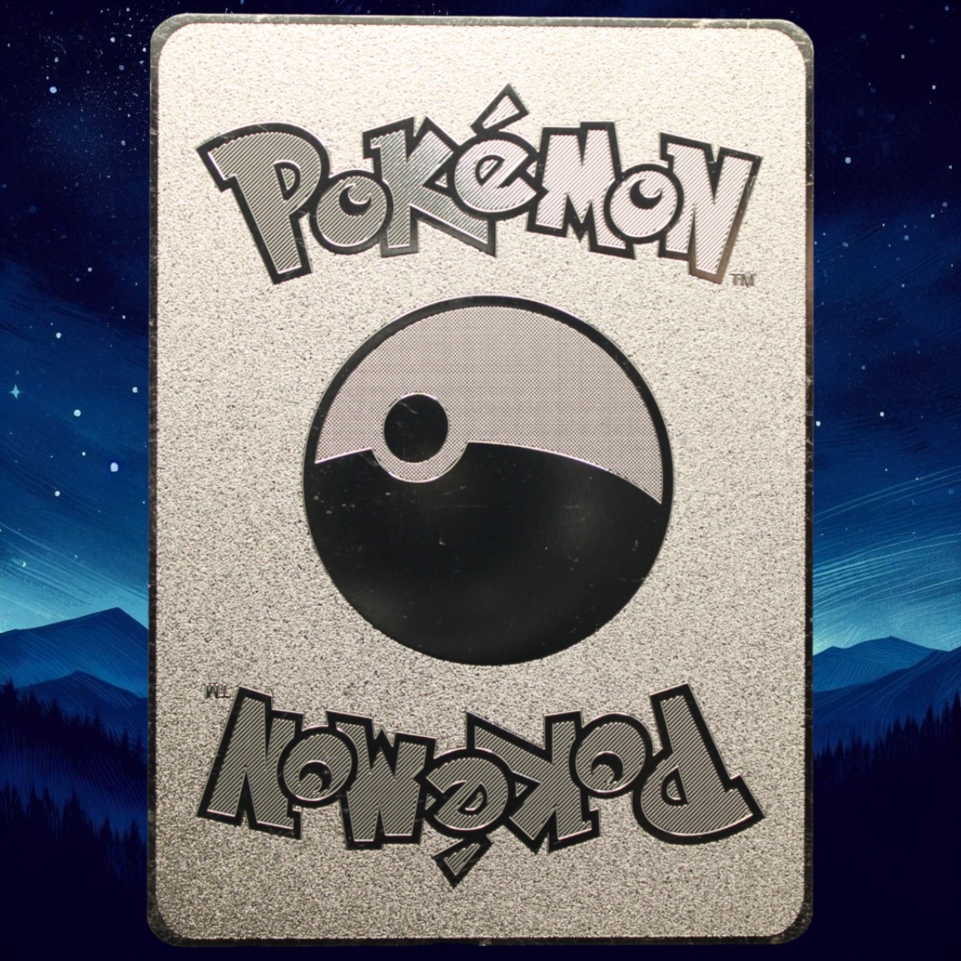Lugia Gold Metal Card