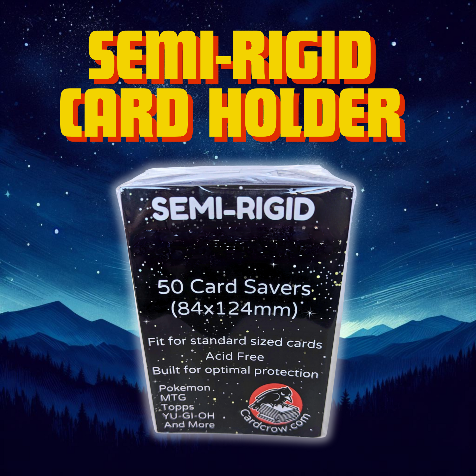 pokemon immersive cards CardCrow Semi Rigid Card holders – Card Crow