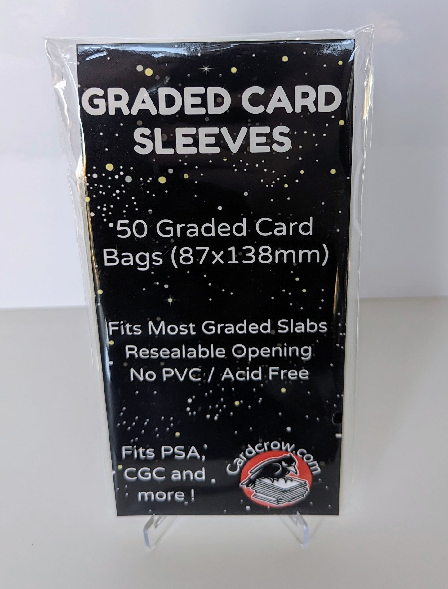 50x PSA / CGC Card Sleeves - Ultra Thick Clear Resealable Bags