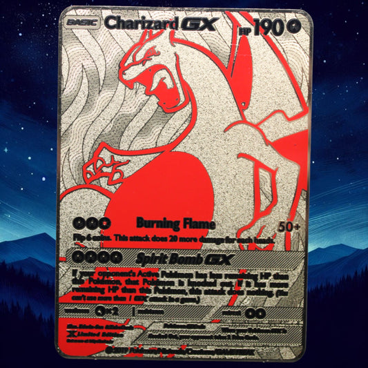 Charizard Gold Metal Card - Proxy Card