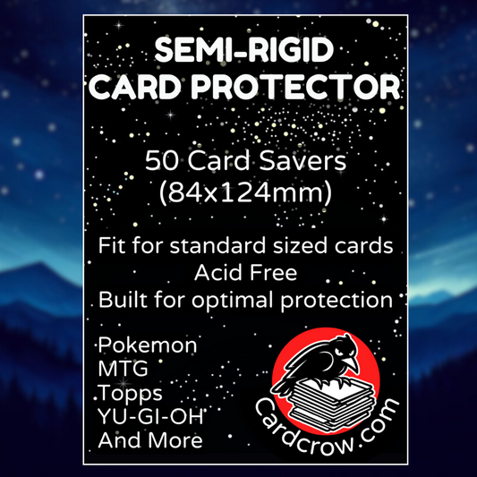 50x Semi-Rigid Card Holders